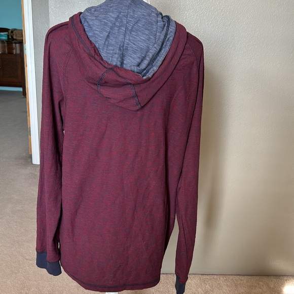 Flag & Anthem men’s hoodie, size large, maroon and gray - Picture 5 of 9